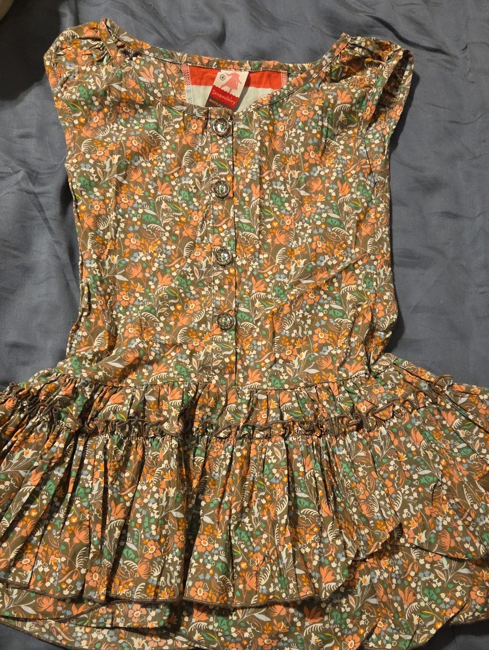 Matilda Jane Vintage Serendipity  Floral Button-Front Dress